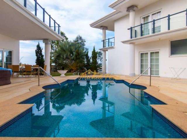Luxuosa casa duplex em condomínio com área gourmet e piscina, 6 quartos para alugar, 321 m² - Mar do Norte - Rio das Ostras/RJ