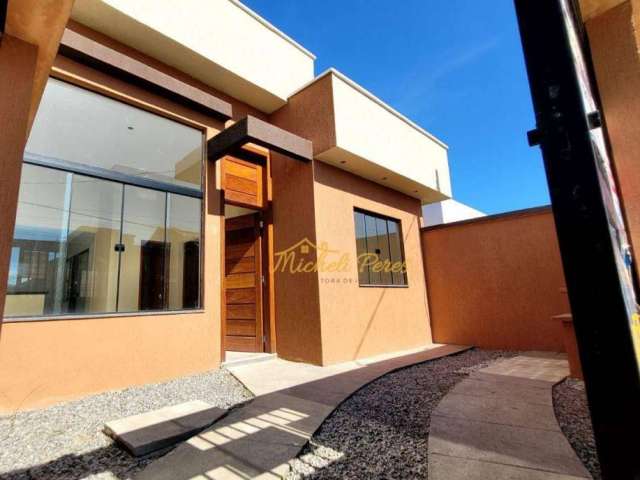 Excelente casa linear independente com quintal, 2 quartos à venda, 60 m² - Chácara Mariléa - Rio das Ostras/RJ