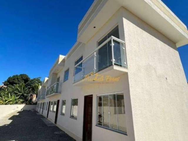 Excelente casa duplex em condomínio com 2 quartos à venda, 70 m² - Extensão Serramar - Rio das Ostras/RJ