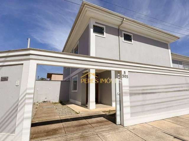 Excelente casa duplex independente com quintal, 03 quartos à venda, 110 m² - Jardim Mariléa - Rio das Ostras/RJ