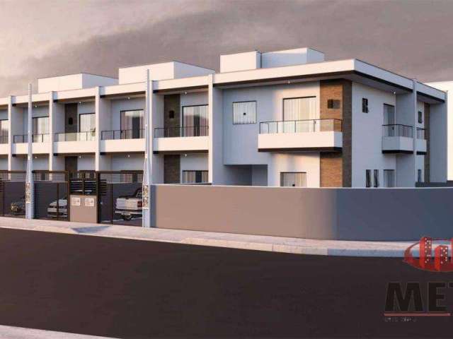 Casa com 2 dormitórios à venda, 59 m² por R$ 309.900,00 - Iririú - Joinville/SC