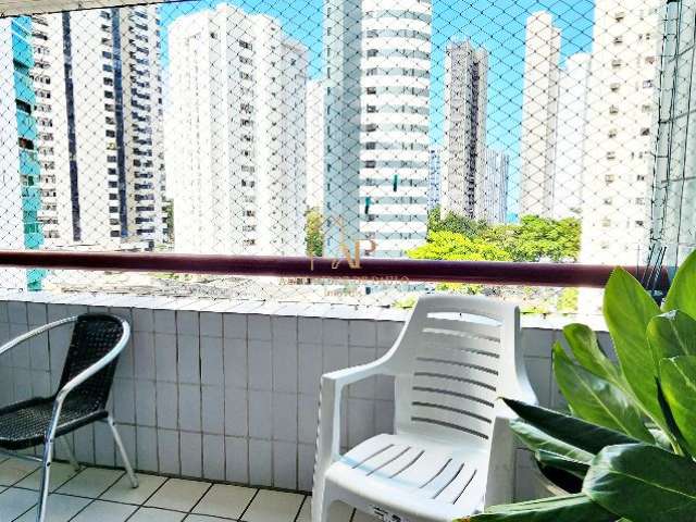 Apartamento de 96 m² em Boa Viagem, Recife, a 250m da Praia
