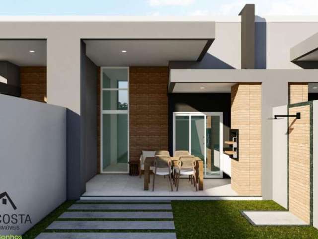 Casa à venda de 90m² com 3 quartos por R$ 289.900,00 na região do Jardim Icaraí - Caucaia/CE