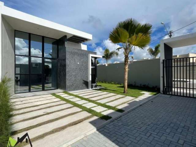 Casa alto-padrão à venda de 110m² com 3 suítes por R$ 520.000,00 na região do Eusébio/CE