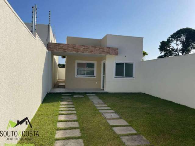 Casa à venda de 103,10m² com 3 quartos por R$ 338.000,00 no bairro Timbu - Eusébio/CE