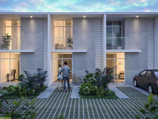 Duplex em condomínio à venda com 3 quartos a partir R$ 321.960,00 na região do Passaré - Fortaleza/CE