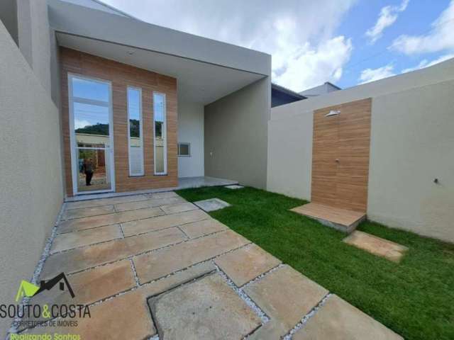 Casa à venda de 77m² com 2 quartos por R$ 173.000,00 na região de Itaitinga/CE