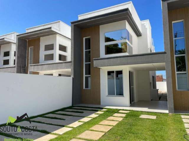 Casa em condomínio à venda de 128m² com 3 quartos por R$ 460.000,00 no Centro do Eusébio/CE