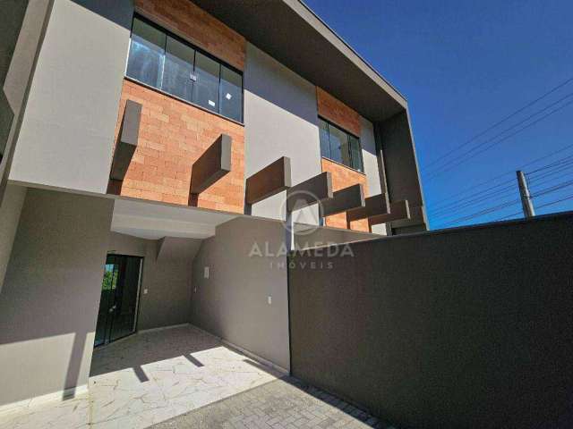 Sobrado Novo com 2 dormitórios à venda, 79 m² por R$ 320.000 - Bela Vista - Gaspar/SC