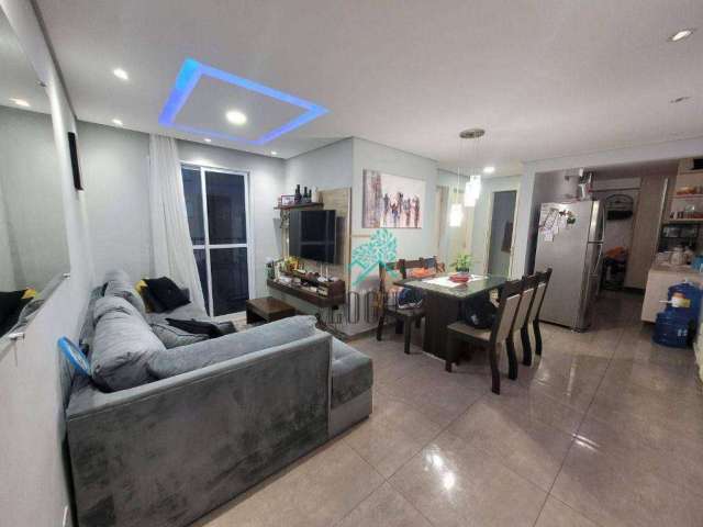 Apartamento com 2 dormitórios à venda, 58 m² por R$ 300.000,00 - Jardim Santa Cristina - Santo André/SP