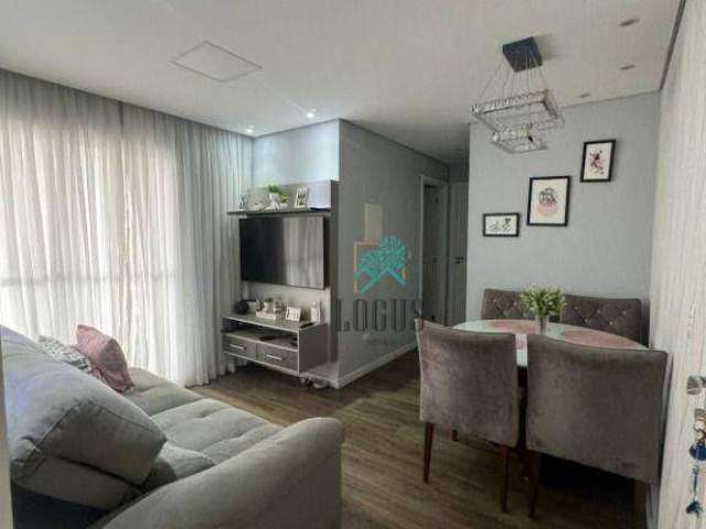 Apartamento com 2 dormitórios à venda, 52 m² por R$ 478.000,00 - Vila Alzira - Santo André/SP