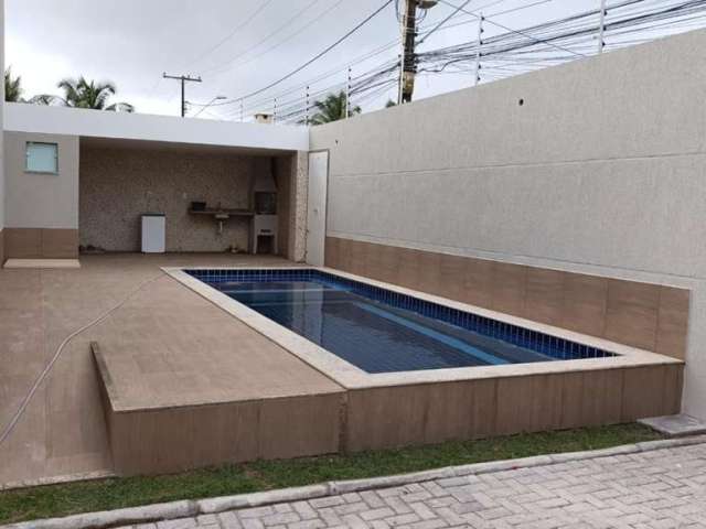 Casa Duplex para Venda em Lauro de Freitas, miragem, 4 dormitórios, 3 suítes, 1 banheiro, 2 vagas