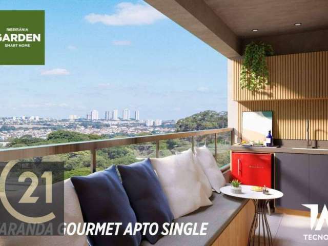 Apartamento com 1 dormitório à venda, 45 m² por R$ 370.000,00 - Nova Ribeirânia - Ribeirão Preto/SP