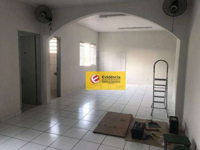 Salão para alugar, 60 m² por R$ 1.700,00/mês - Vila Alzira - Santo André/SP