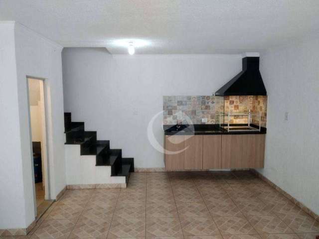 Sobrado com 3 dormitórios para alugar, 114 m² por R$ 3.100,00/mês - Vila Pires - Santo André/SP
