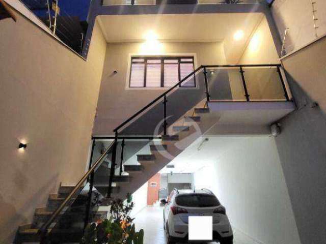 Sobrado com 3 dormitórios, 250 m² - venda por R$ 870.000,00 ou aluguel por R$ 5.242,12/mês - Jardim Milena - Santo André/SP