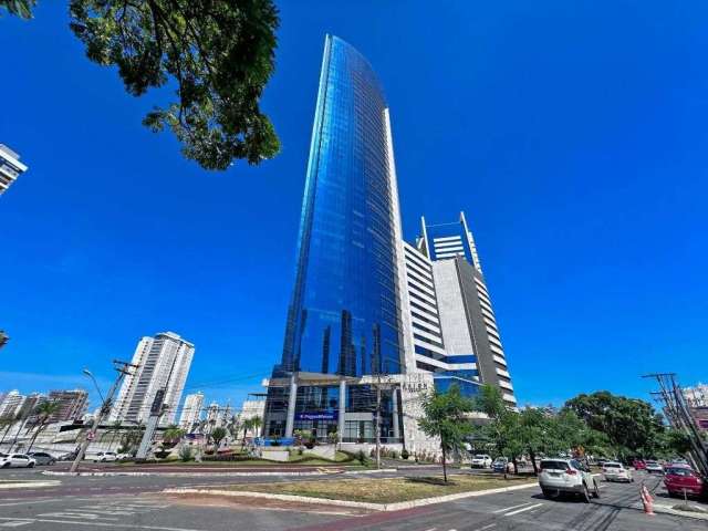 Sala disponível para locação em um dos melhores prédios comerciais de Goiânia, 43,00m² - R$5.200,00/mês – No Setor Marista