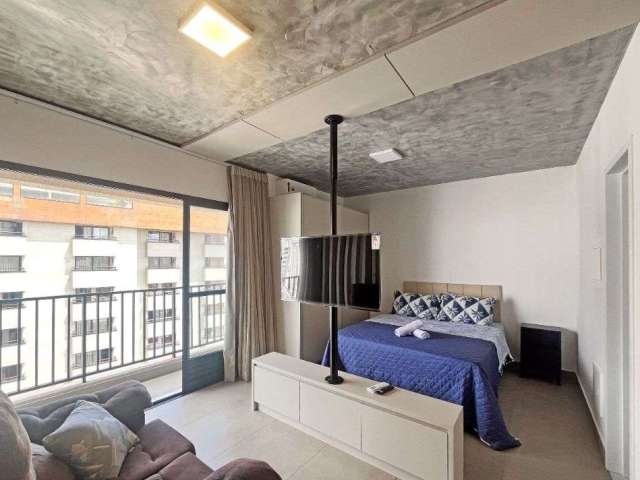 Apartamento mobiliado 01 quarto para locação no ID Vida Urbana, de 34m², R$ 3.500/mês no Setor Oeste em Goiânia/GO