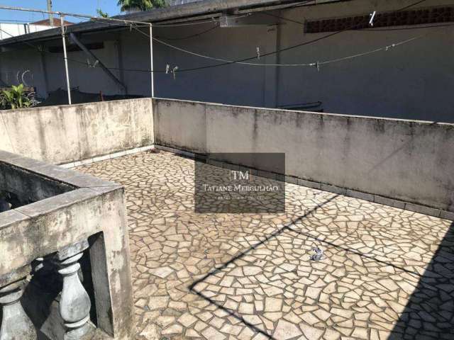 Casa com 3 dormitórios para alugar, 185 m² por R$ 3.000,00/mês - Vila Matias - Santos/SP