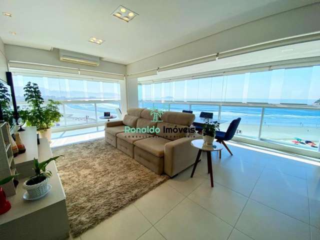 Oportunidade!! Lindo Apartamento Com Vista Panorâmica para o mar 3 Dorm (1 suíte) 'Pé na Areia'- Centro de Bertioga.