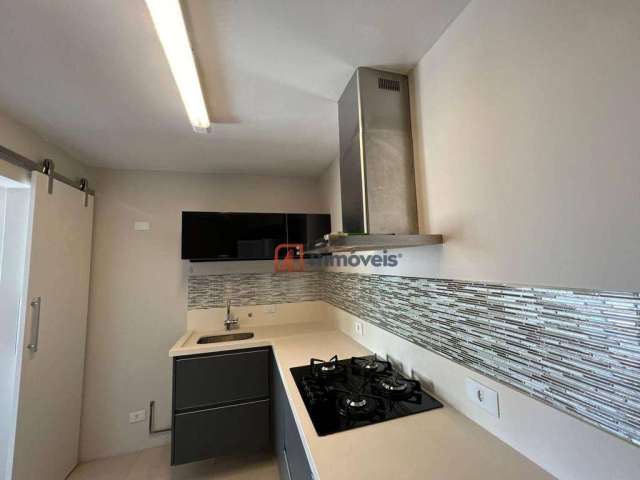 Apartamento com 2 dormitórios para alugar, 60 m² por R$ 2.570/mês - Centro Cívico - Curitiba/PR