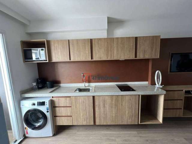 Apartamento com 1 dormitório para alugar, 40 m² por R$ 3.800/mês - Centro Cívico - Curitiba/PR