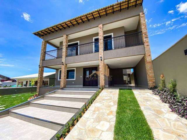 Casa com 4 dormitórios à venda, 250 m² por R$ 850.000,00 - Recanto do Sol - São Pedro da Aldeia/RJ