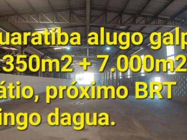 Barracão / Galpão / Depósito com 2 salas para alugar na AV DON JOÃO VI, Guaratiba, Rio de Janeiro por R$ 27.500