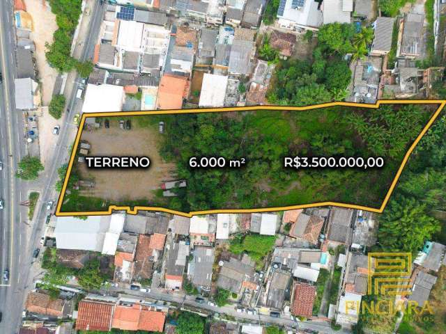 Terreno à venda, 6.000 m² por R$ 3.500.000 - Barro Vermelho - São Gonçalo/RJ