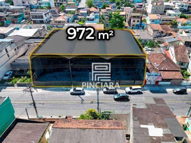 Galpão, 972 m² - venda por R$ 5.800.000,00 ou aluguel por R$ 28.000,00/mês - Mutuá - São Gonçalo/RJ