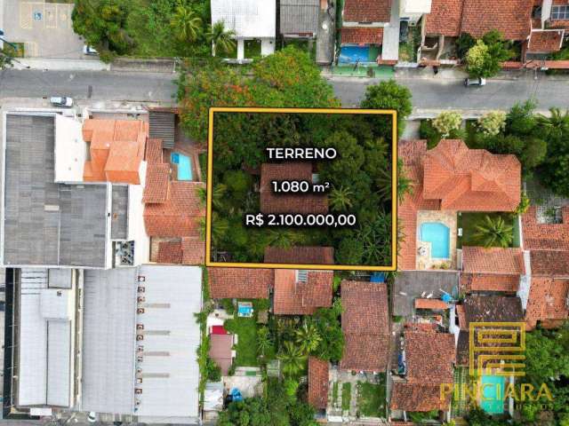 Terreno à venda, 1080 m² por R$ 2.100.000 - Itaipu - Niterói/RJ