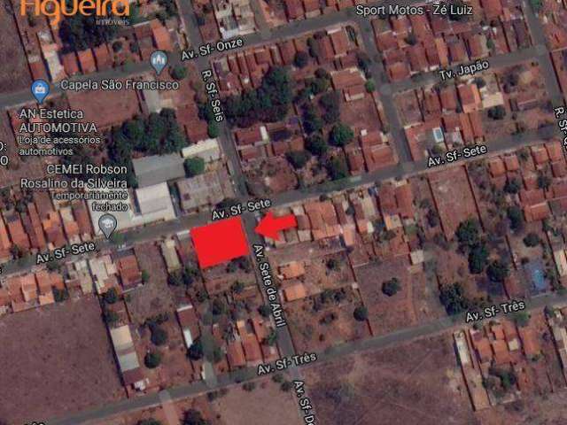 Terreno, 1089 m² - venda por R$ 250.000,00 ou aluguel por R$ 750,00/mês - São Francisco - Barretos/SP