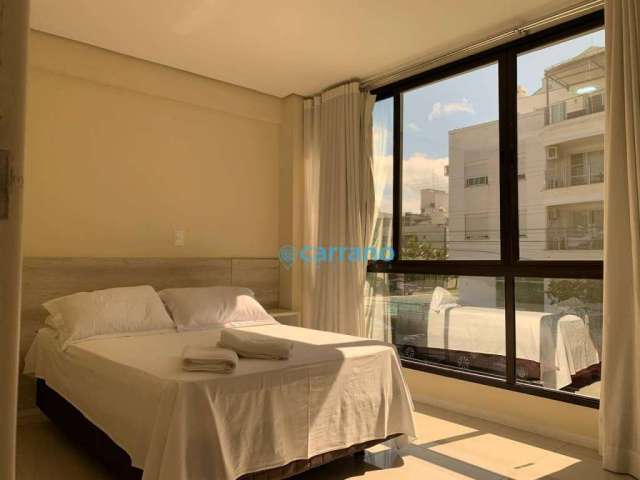 Apartamento com 1 dormitório para alugar, 50 m² por R$ 3.500,00/mês - Jurerê - Florianópolis/SC