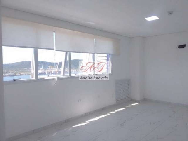 Sala comercial com 1 sala para alugar no Ponta da Praia, Santos , 40 m2 por R$ 2.100