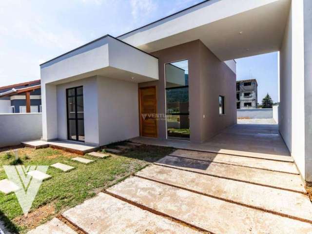Casa com 1 suíte e 2 dormitórios à venda, 100 m² por R$ 549.000 - Warnow - Indaial/SC