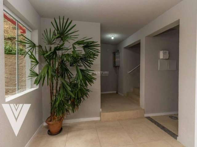Apartamento com 2 dormitórios para alugar, 74 m² por R$ 2.555,00/mês - Velha - Blumenau/SC