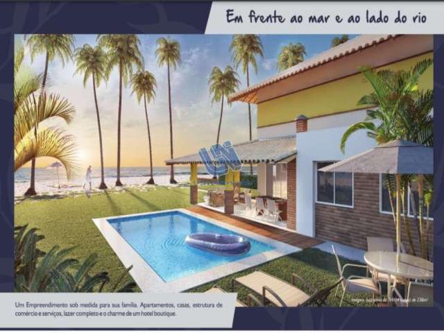 Ponta de Inhambupe Casa em Condomínio Quatro Suítes  terreno 670,20 m2 , área construída 314,02 em Baixio - Bahia