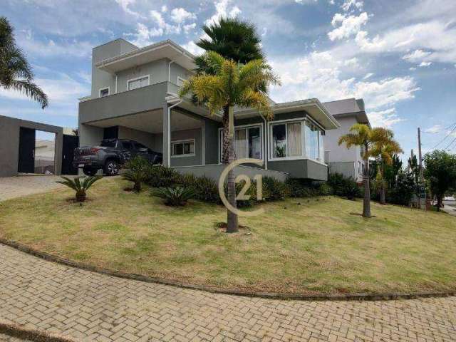 Casa com 4 dormitórios para alugar, 370 m² por R$ 12.267,00/mês - Jardim dos Lagos - Indaiatuba/SP