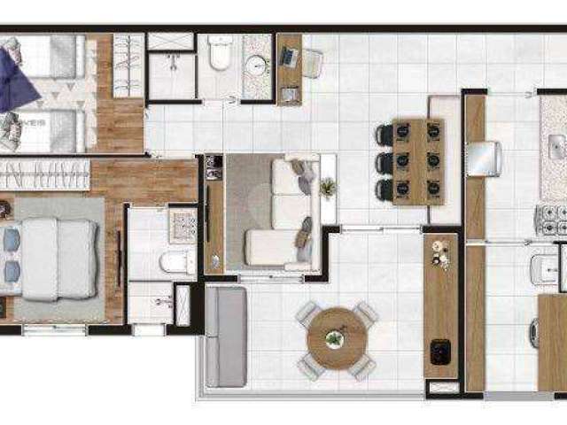 Apartamento com 3 dormitórios à venda, 73 m² por R$ 689.000,00 - Gopoúva - Guarulhos/SP