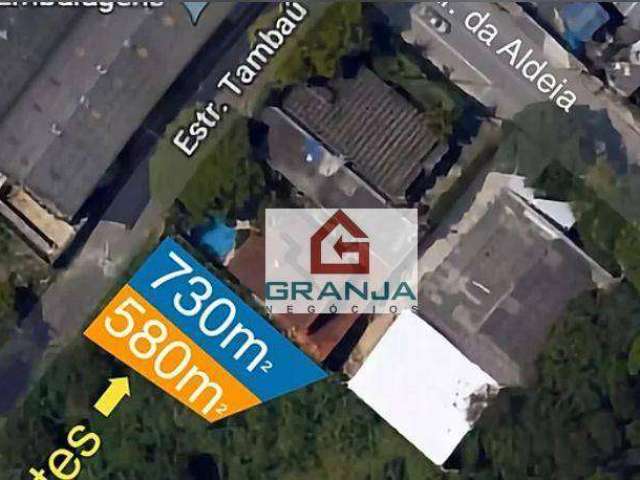 Terreno à venda, 1311 m² por R$ 400.000,00 - Granja Viana - Carapicuíba/SP