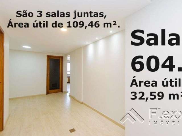 Sala à venda, 109 m² por R$ 380.000,00 - Centro - Curitiba/PR