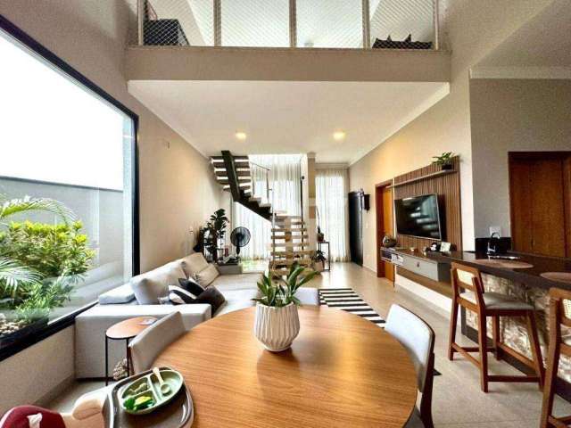 Casa com 3 dormitórios à venda, 205 m² por R$ 1.950.000,00 - Condomínio Dona Lucilla - Indaiatuba/SP