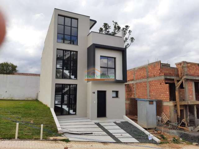 Casa em condomínio fechado com 3 quartos à venda na Rua Walace Landal, 220, Santa Cândida, Curitiba, 187 m2 por R$ 1.200.000