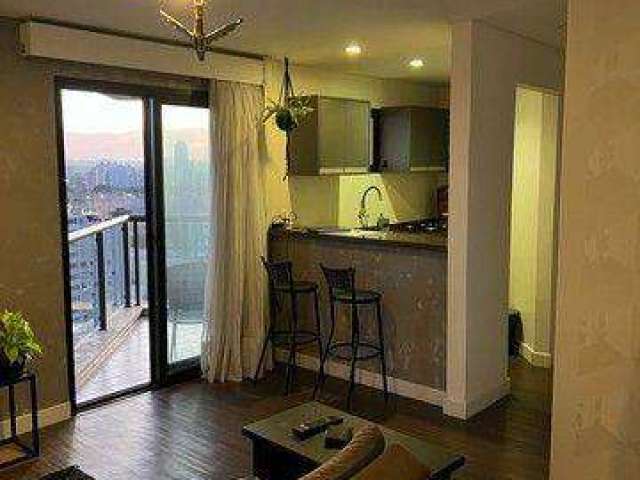 Flat com 1 dormitório para alugar, 48 m² por R$ 3.760,00/mês - Jardim São Dimas - São José dos Campos/SP