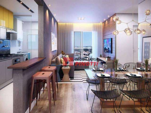Apartamento com 2 dormitórios, 60 m² - venda por R$ 420.000,00 ou aluguel por R$ 2.501,00/mês - Planalto - São Bernardo do Campo/SP