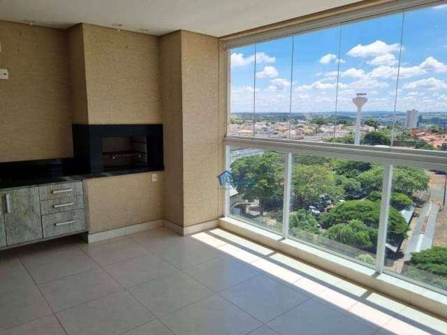 Apartamento com 3 dormitórios para alugar, 141 m² por R$ 8.351,00/mês - Condomínio Edifício Majestic  - Indaiatuba/SP