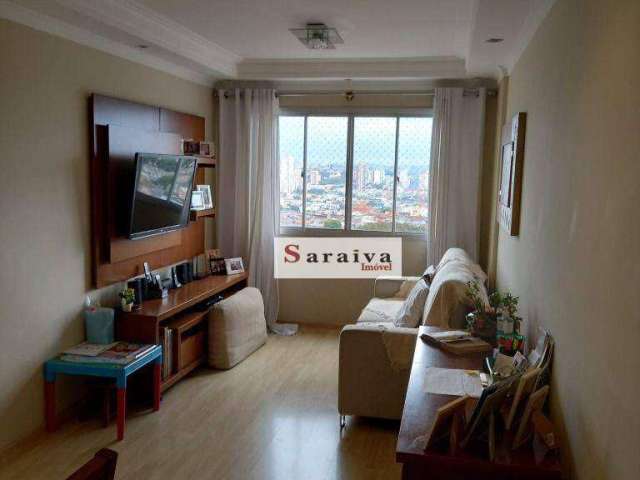 Apartamento com 3 dormitórios à venda, 62 m² por R$ 330.000,00 - Vila Palmares - Santo André/SP