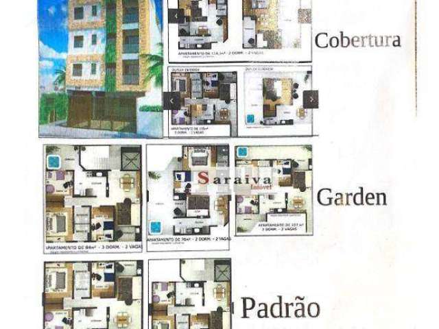 Apartamento com 3 dormitórios à venda, 80 m² por R$ 454.000,00 - Vila Euclides - São Bernardo do Campo/SP