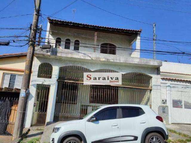 Sobrado com 3 dormitórios à venda, 237 m² por R$ 640.000,00 - Vila Curuçá - Santo André/SP