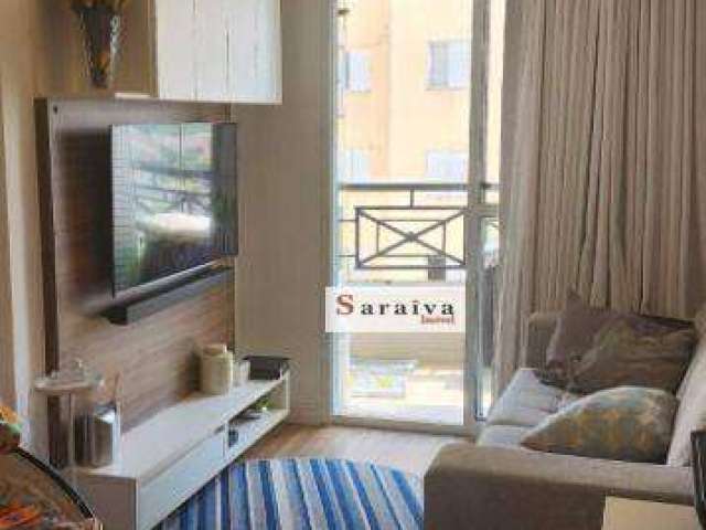 Apartamento com 2 dormitórios à venda, 53 m² por R$ 415.000 - Vila Pires - Santo André/SP